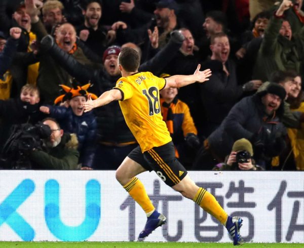 Jota doubles Wolves lead against Man Utd in the FA Cup Quarter Final.